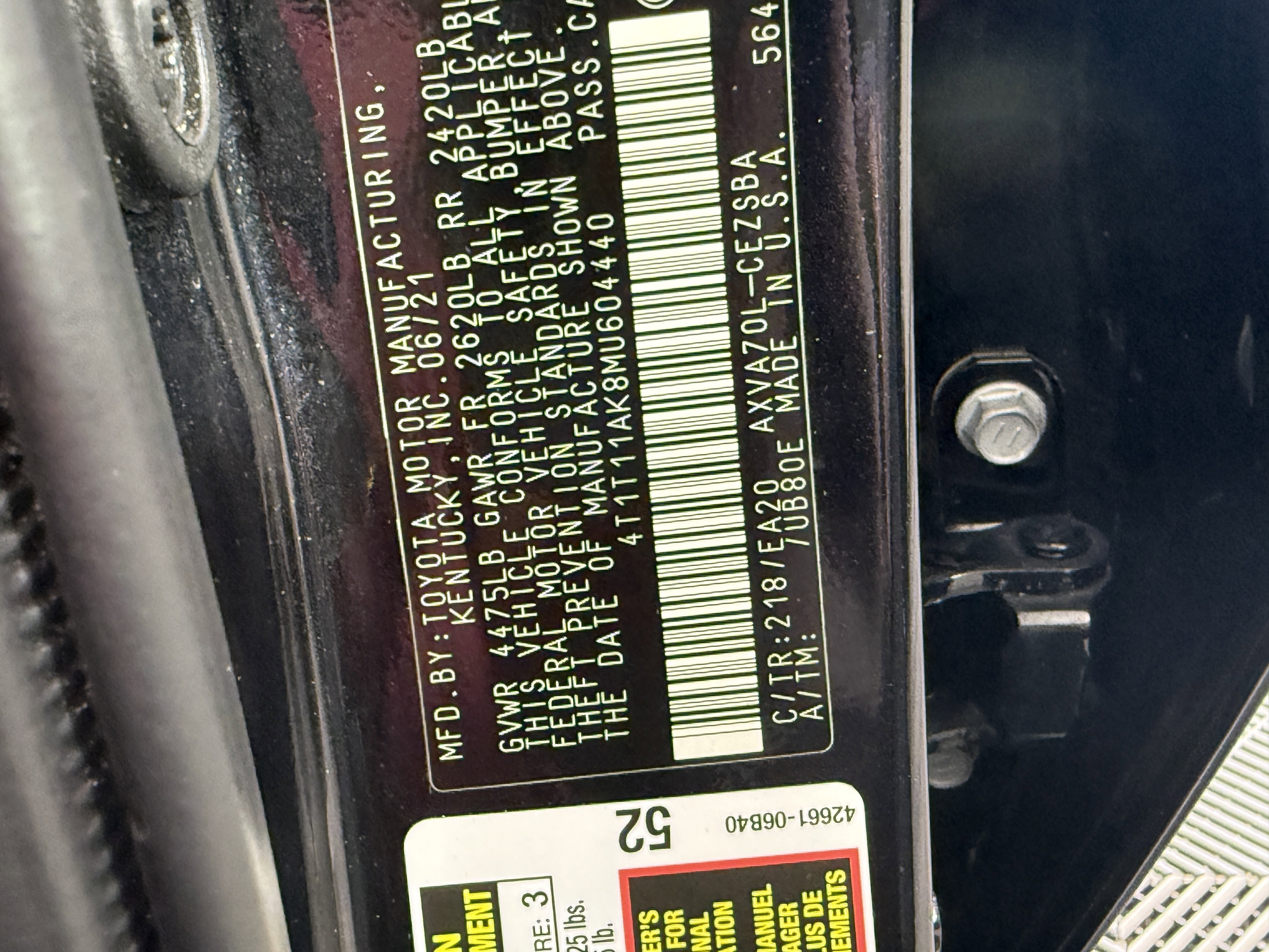 Used 2021 Toyota Camry SE w/ Convenience Package image 29