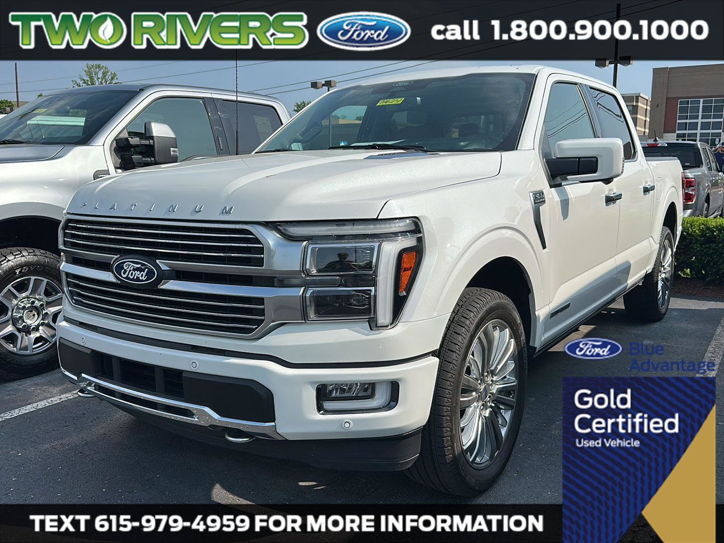 Certified 2024 Ford F150 Platinum w/ Equipment Group 703A Plus AWD/4WD image 1
