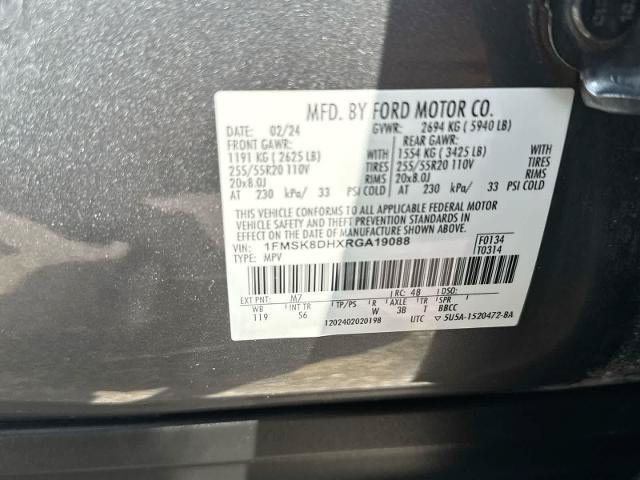Certified 2024 Ford Explorer XLT w/ Equipment Group 202A AWD/4WD image 37