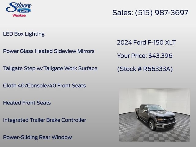 Certified 2024 Ford F150 XLT w/ Equipment Group 302A MID AWD/4WD image 28
