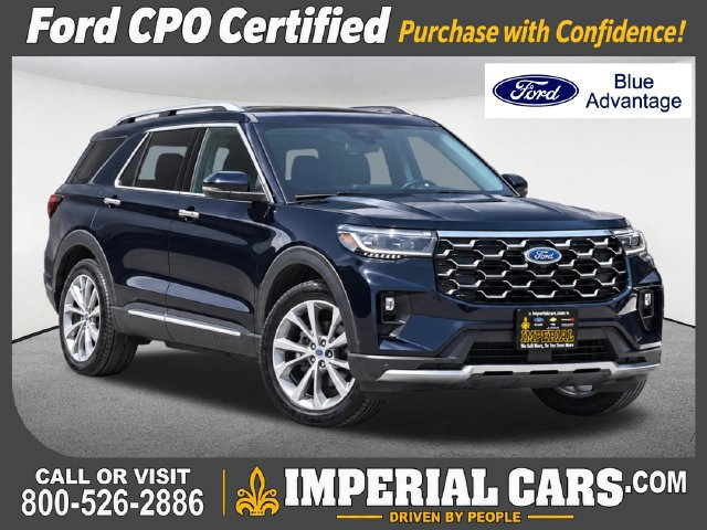 Certified 2025 Ford Explorer Platinum w/ Ultimate Package