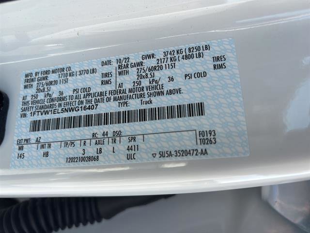 Certified 2022 Ford F150 Lightning Lariat image 21