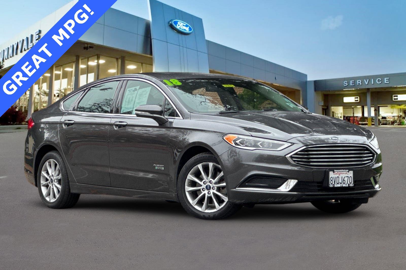 Certified 2018 Ford Fusion Energi SE image 2