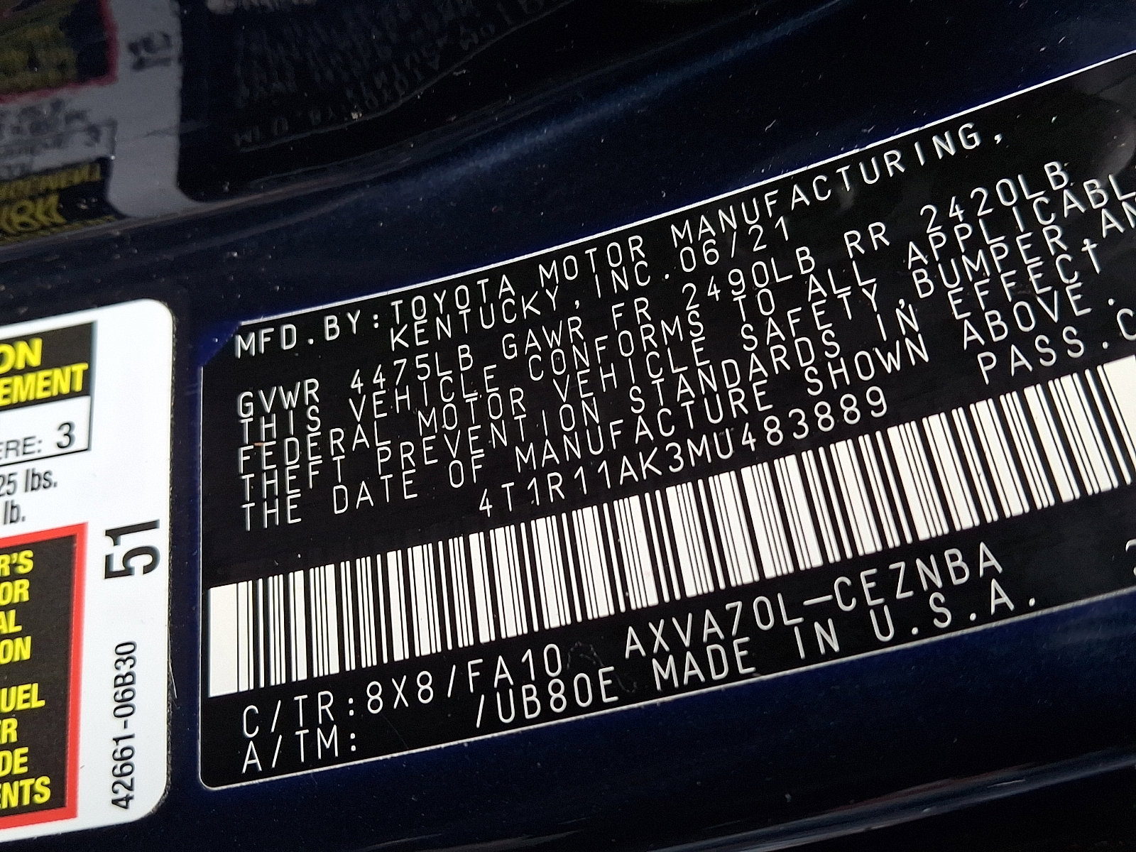 Used 2021 Toyota Camry LE w/ Cold Weather Package image 27