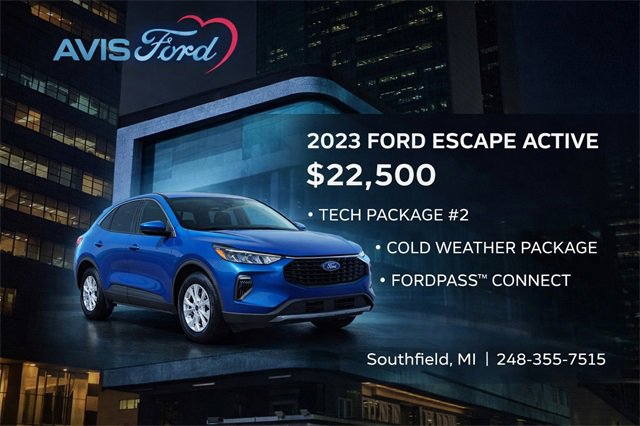 Certified 2023 Ford Escape Active w/ Tech Pack #2