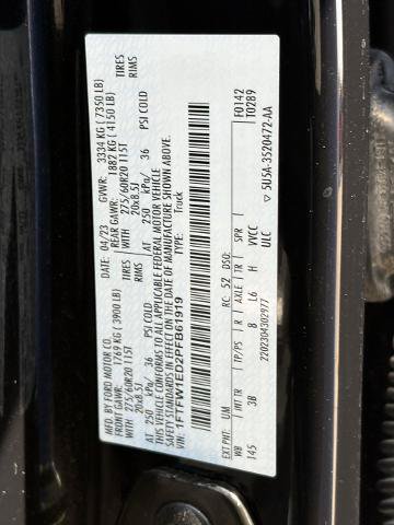 Certified 2023 Ford F150 Platinum w/ Equipment Group 701A High AWD/4WD image 35