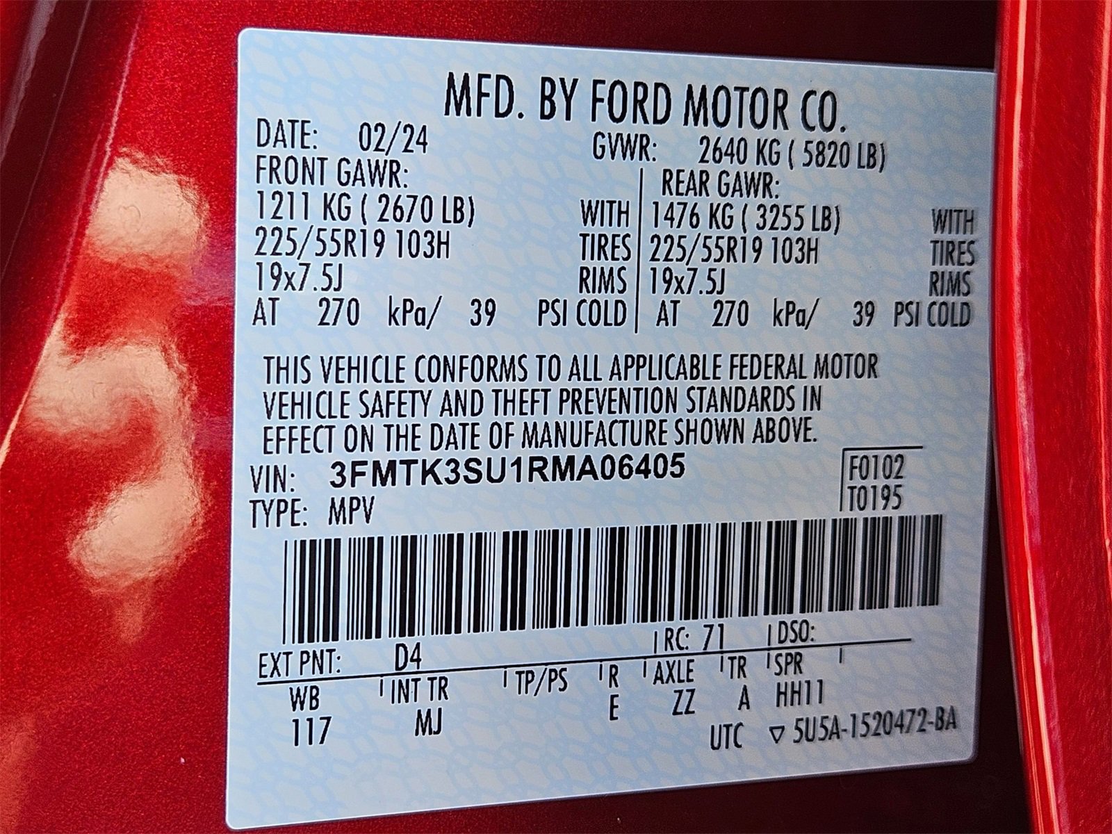 Certified 2024 Ford Mustang Mach-E Premium image 30