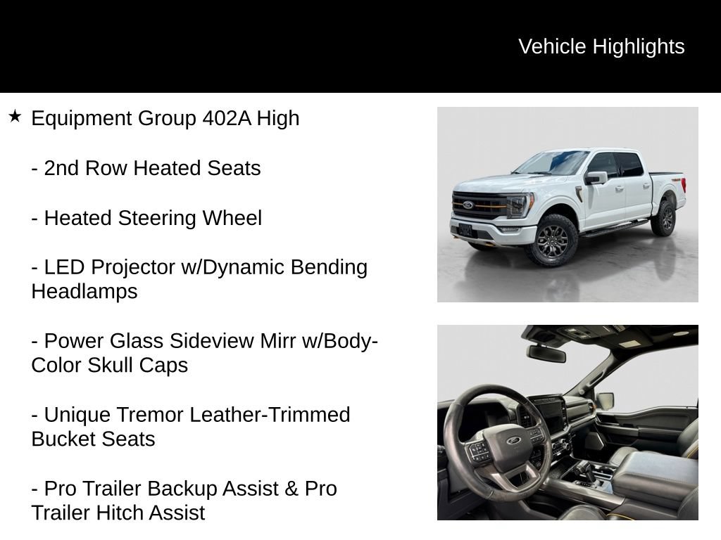 Certified 2023 Ford F150 Tremor w/ Equipment Group 402A High AWD/4WD image 11