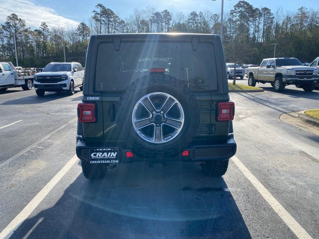 Used 2021 Jeep Wrangler Unlimited Sahara w/ Uconnect 4C Nav & Sound Group image 4