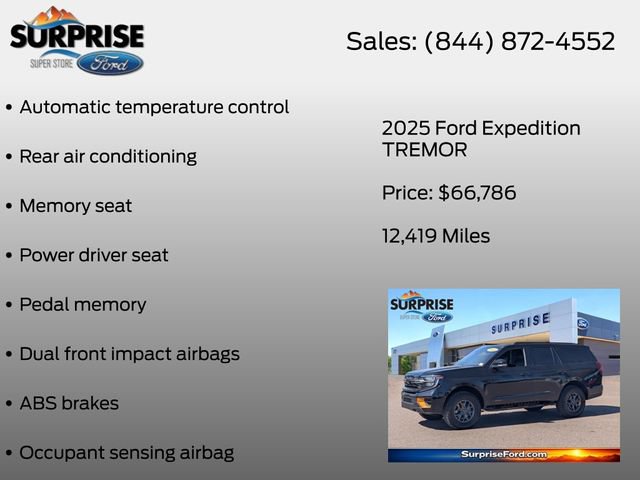 Certified 2025 Ford Expedition Tremor AWD/4WD image 20
