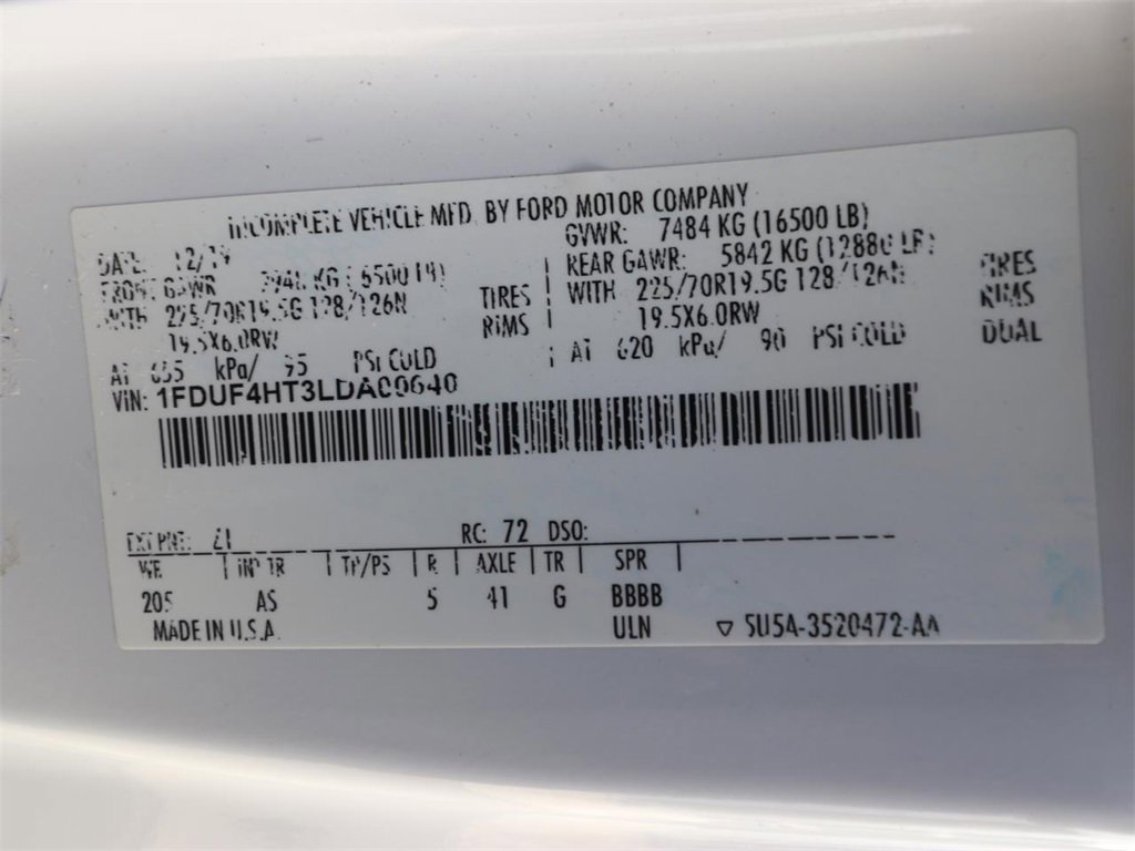 Certified 2020 Ford F450 XL image 17