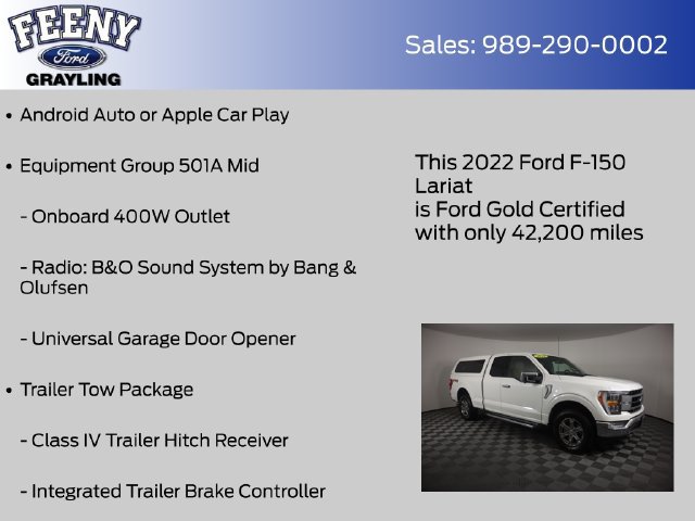 Certified 2022 Ford F150 Lariat AWD/4WD image 9