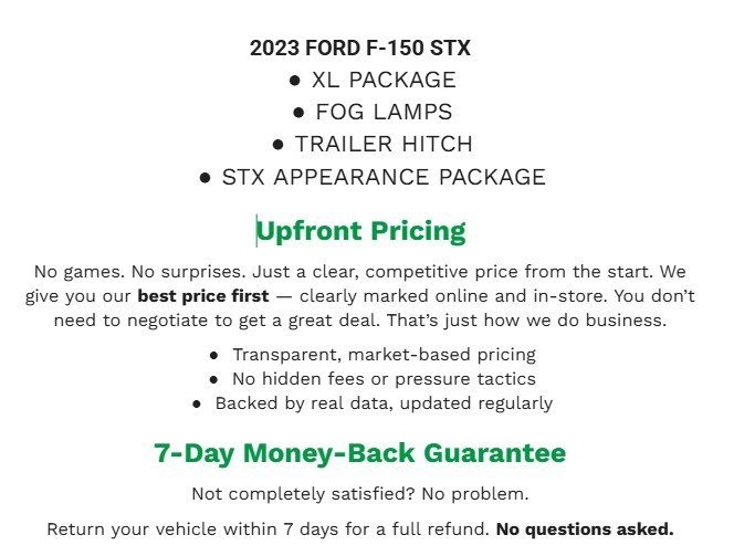 Certified 2023 Ford F150 XL w/ STX Appearance Package image 2