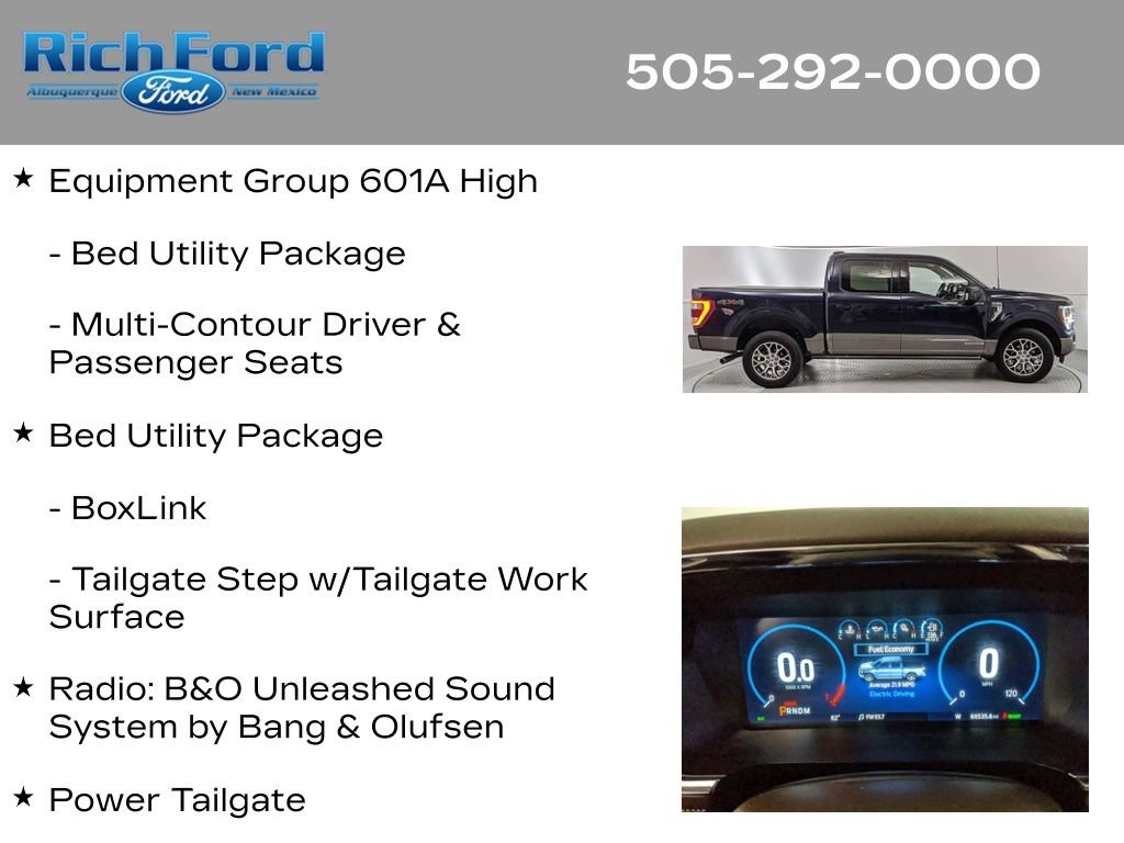 Certified 2022 Ford F150 King Ranch w/ Equipment Group 601A High image 22