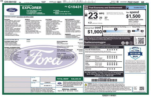 Certified 2023 Ford Explorer XLT w/ Equipment Group 202A image 36