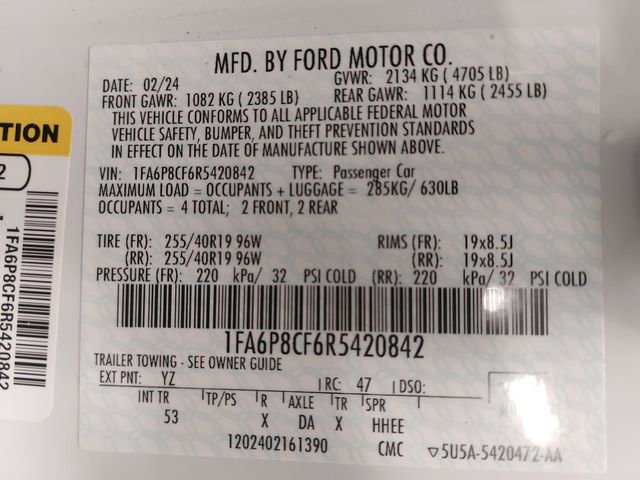 Certified 2024 Ford Mustang GT Premium image 33