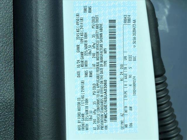 Certified 2025 Ford Escape SE w/ PHEV Premium Package FWD image 20