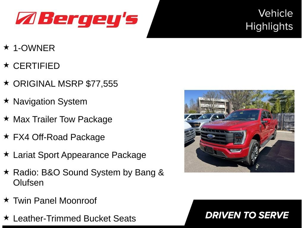Certified 2023 Ford F150 Lariat w/ Equipment Group 502A High AWD/4WD image 5