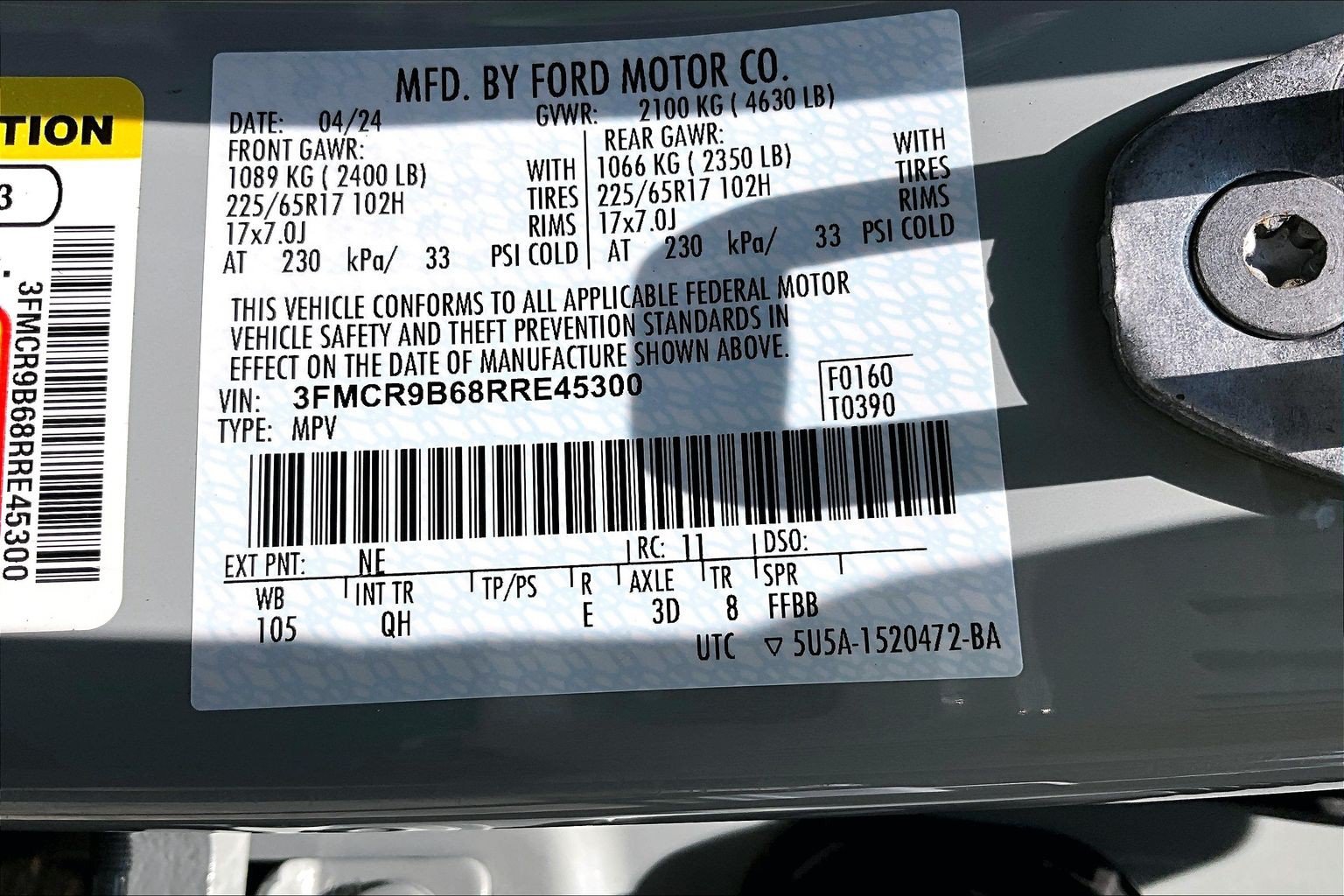 Certified 2024 Ford Bronco Sport Big Bend AWD/4WD image 33
