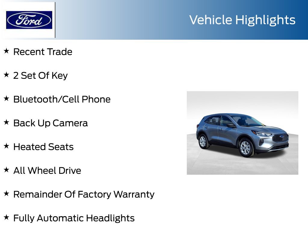 Certified 2024 Ford Escape Active AWD/4WD image 7