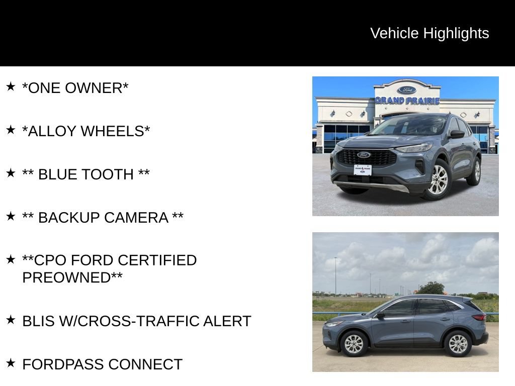 Certified 2024 Ford Escape Active FWD image 4