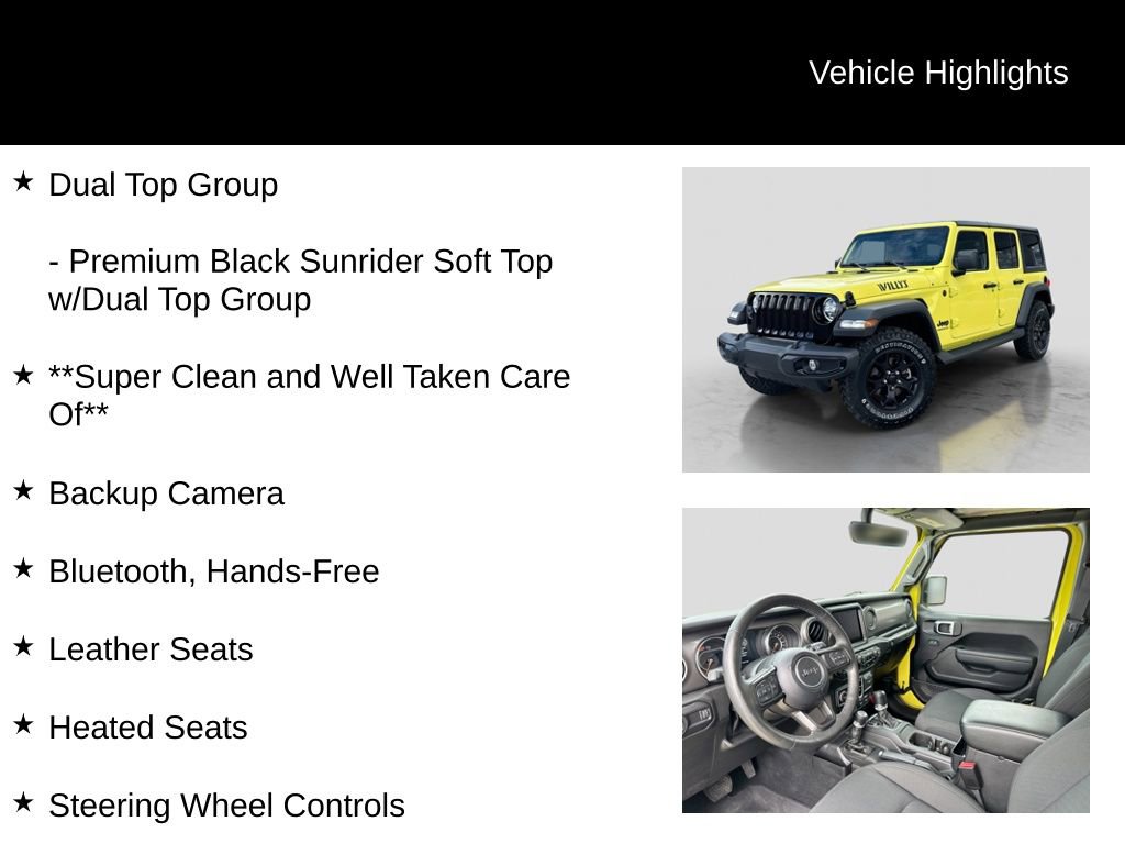 Used 2023 Jeep Wrangler Willys image 31
