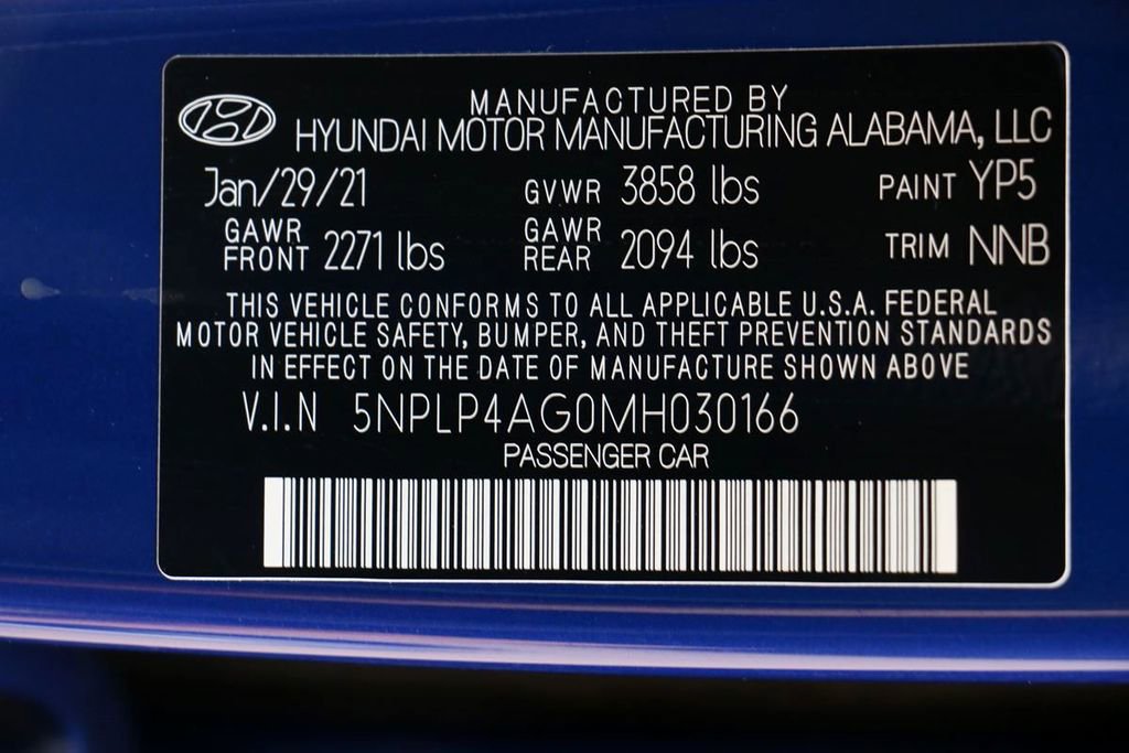 Used 2021 Hyundai Elantra Limited w/ Cargo Package FWD image 34