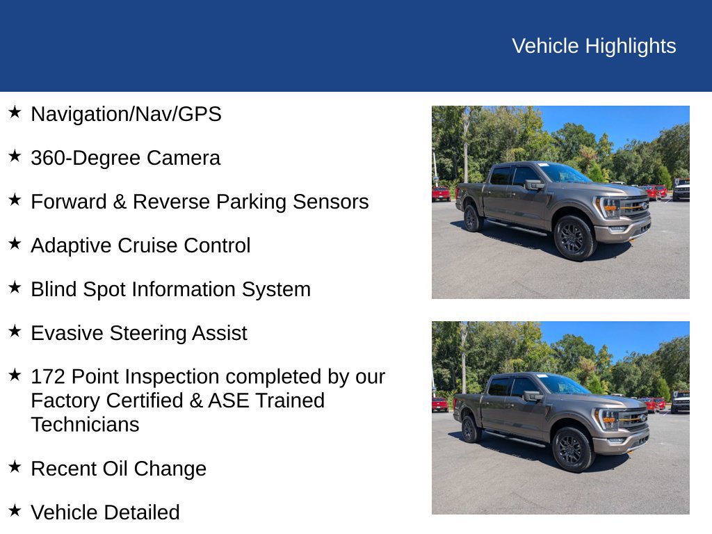 Certified 2022 Ford F150 Tremor w/ Equipment Group 401A Mid AWD/4WD image 34