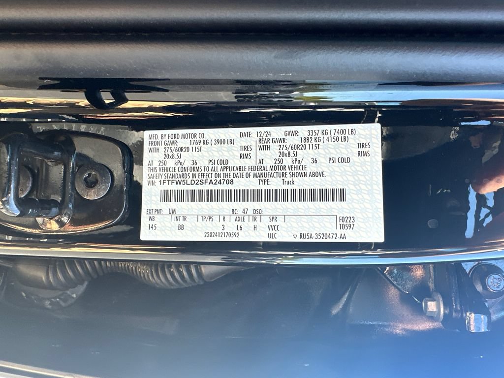 Certified 2025 Ford F150 Lariat w/ Equipment Group 501A Mid AWD/4WD image 36