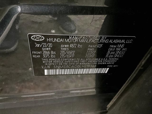 Used 2020 Hyundai Santa Fe SEL w/ Cargo Package AWD/4WD image 32