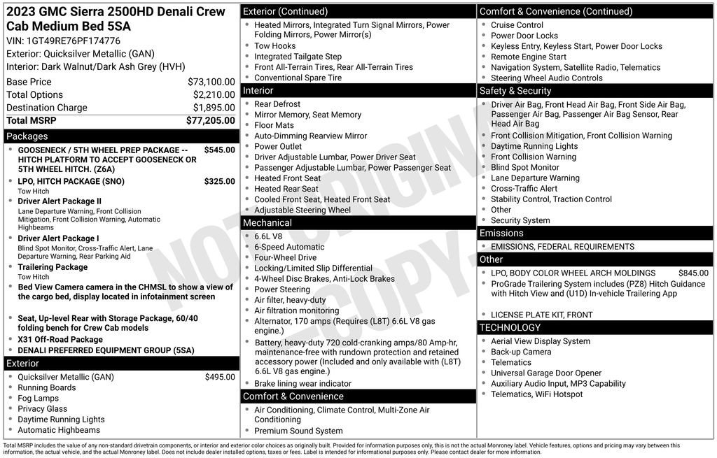 Used 2023 GMC Sierra 2500 Denali image 10