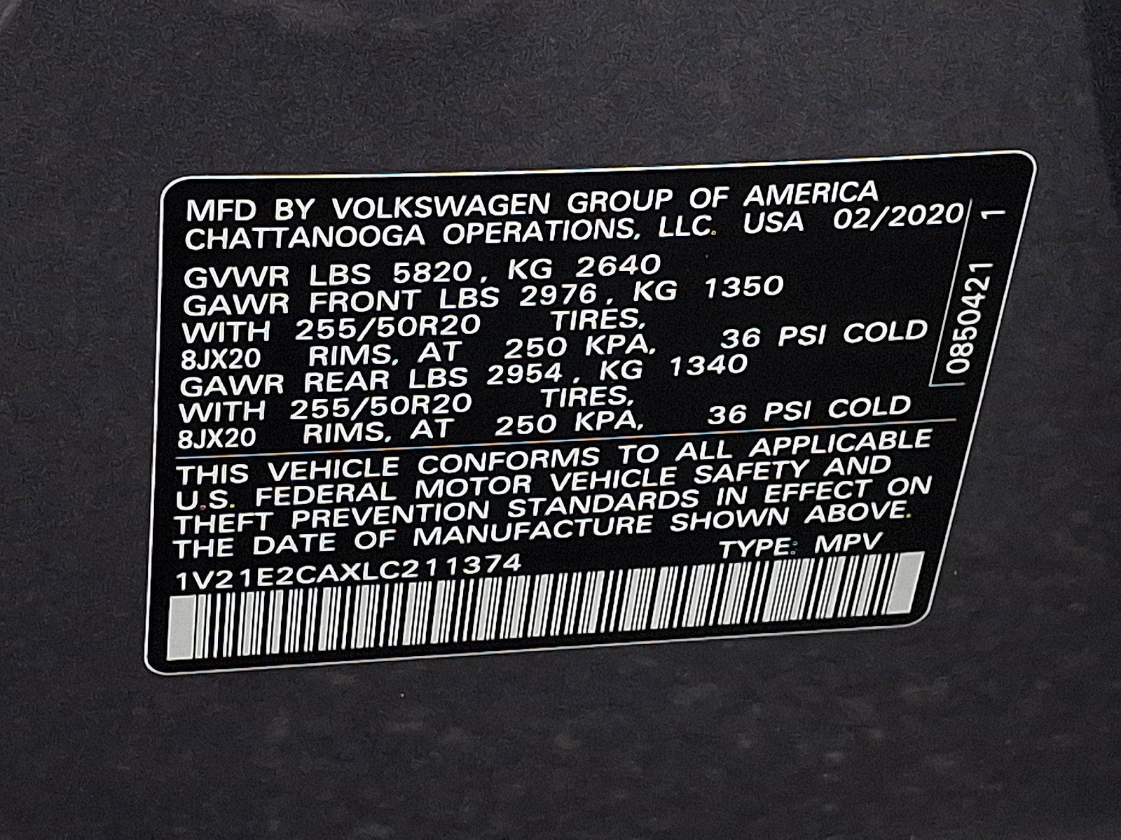 Used 2020 Volkswagen Atlas Cross Sport SE image 27