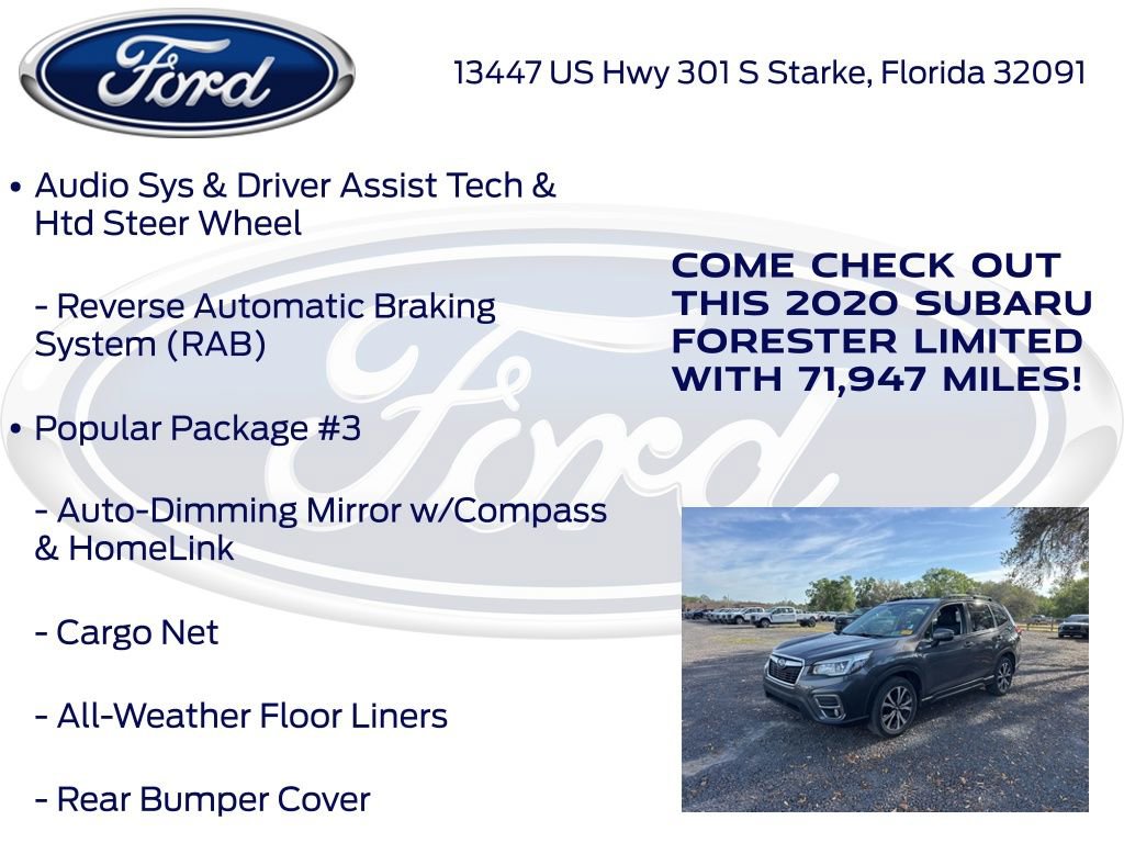 Used 2020 Subaru Forester Limited w/ Popular Package #3 AWD/4WD image 17