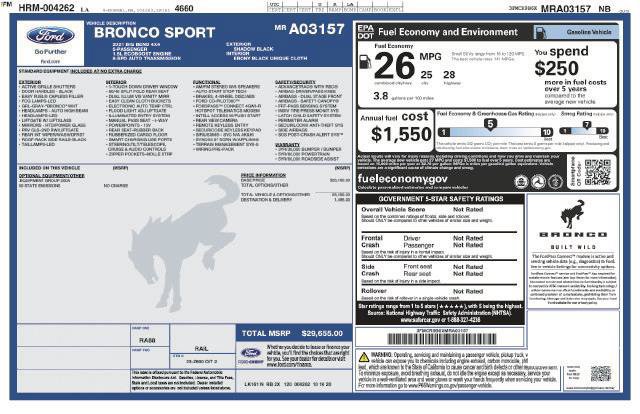 Certified 2021 Ford Bronco Sport Big Bend AWD/4WD image 7
