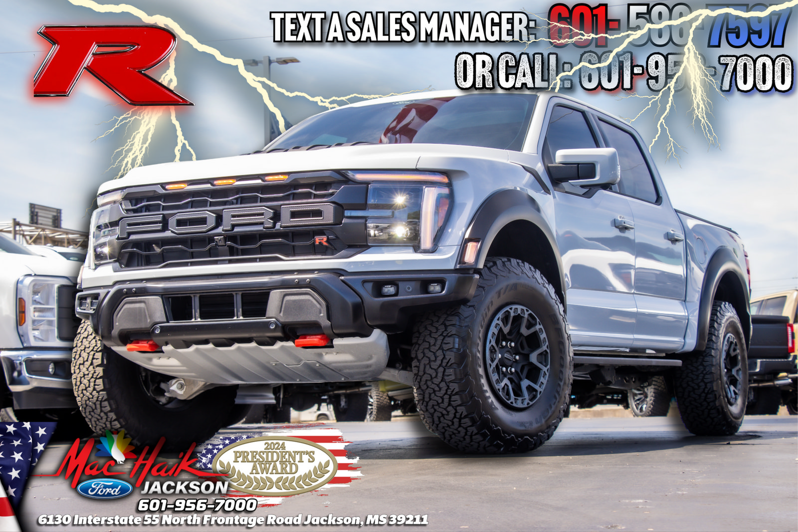 Certified 2025 Ford F150 Raptor w/ Equipment Group 803A Raptor R AWD/4WD image 1
