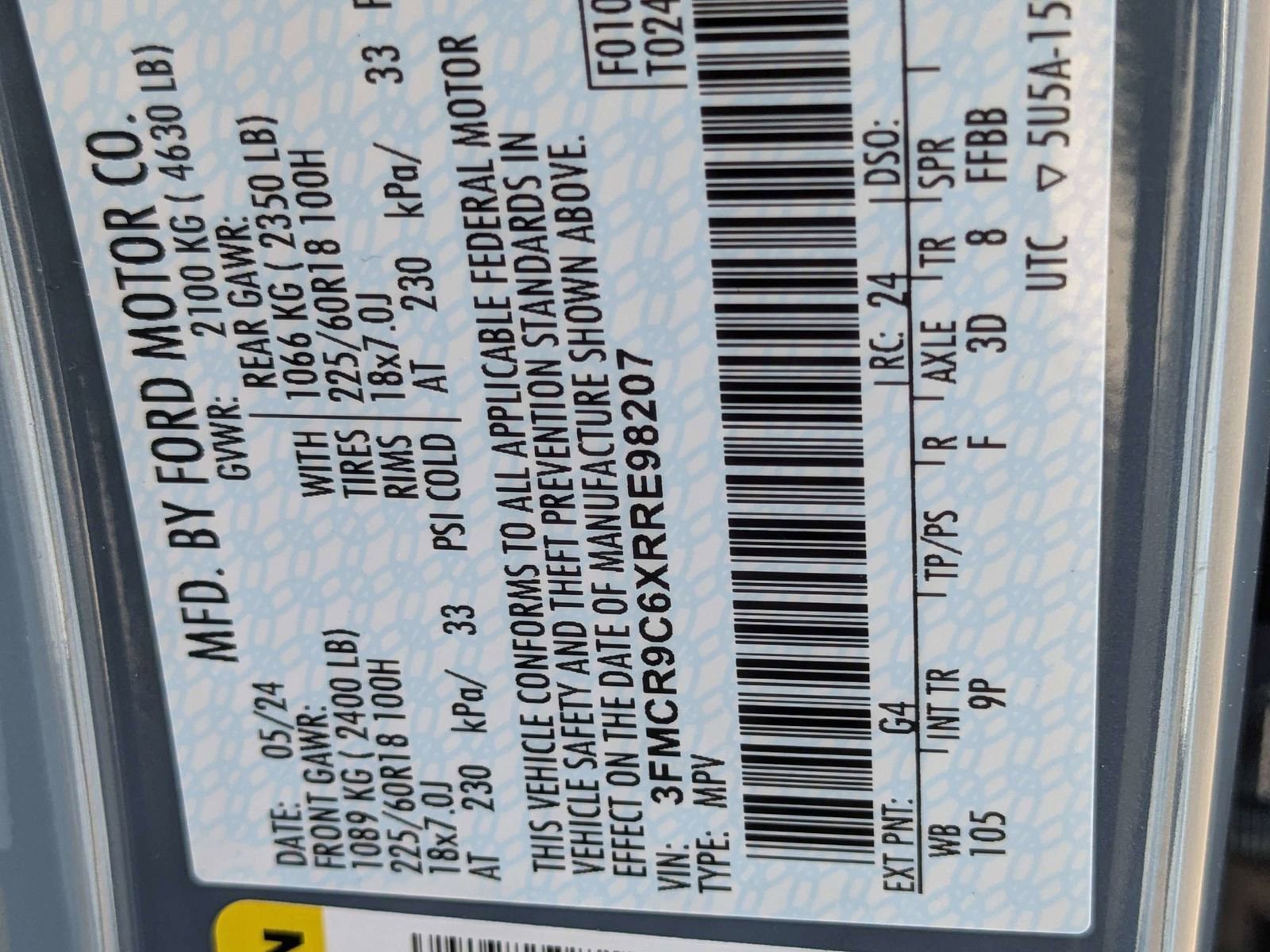 Certified 2024 Ford Bronco Sport Outer Banks w/ Tech Package image 20