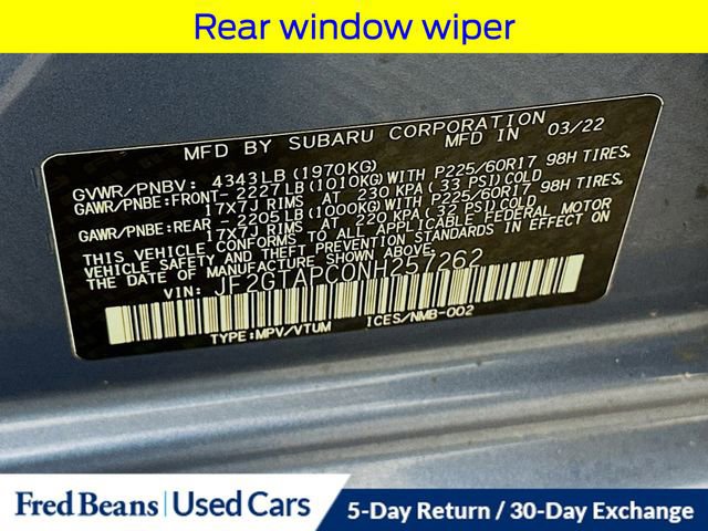 Used 2022 Subaru Crosstrek 2.0i Premium AWD/4WD image 34