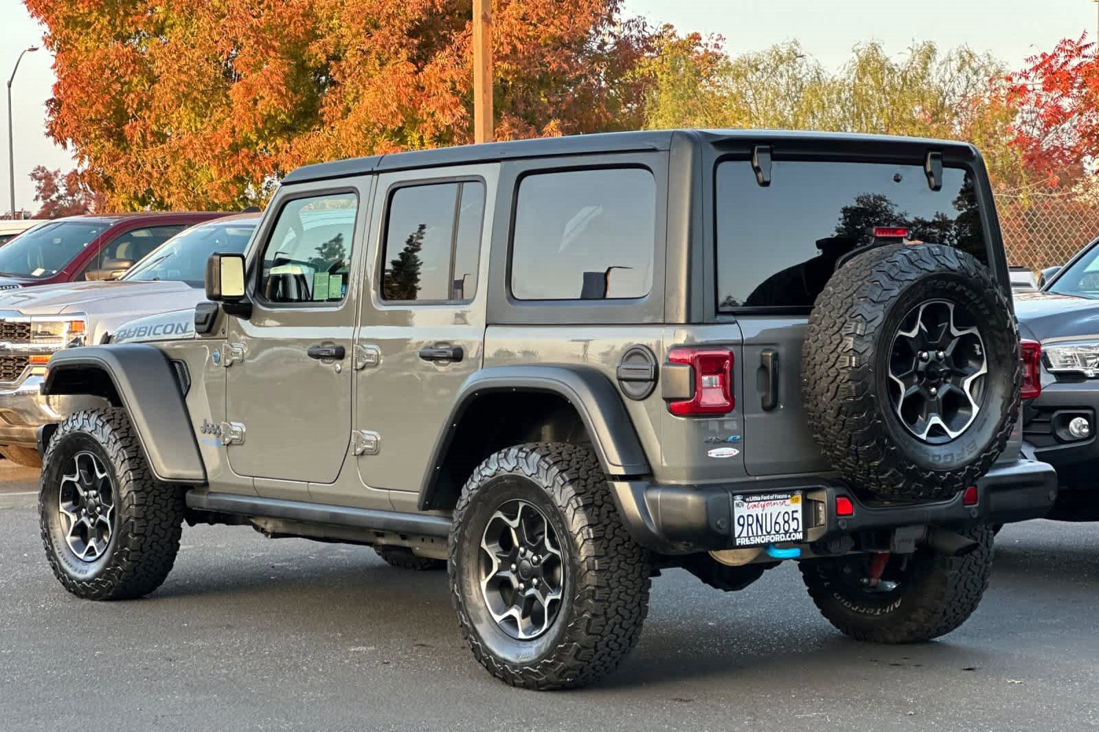 Used 2021 Jeep Wrangler Unlimited Rubicon 4xe w/ Steel Bumper Group image 3