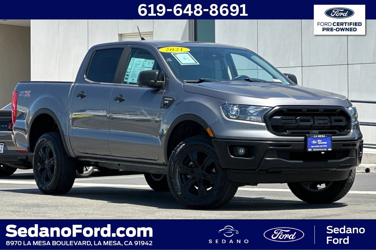 Certified 2021 Ford Ranger XL w/ Equipment Group 101A High RWD image 1