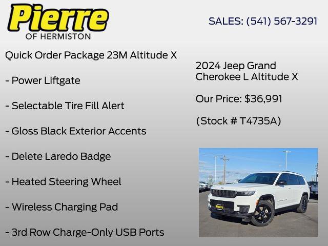 Used 2024 Jeep Grand Cherokee L Altitude AWD/4WD image 12