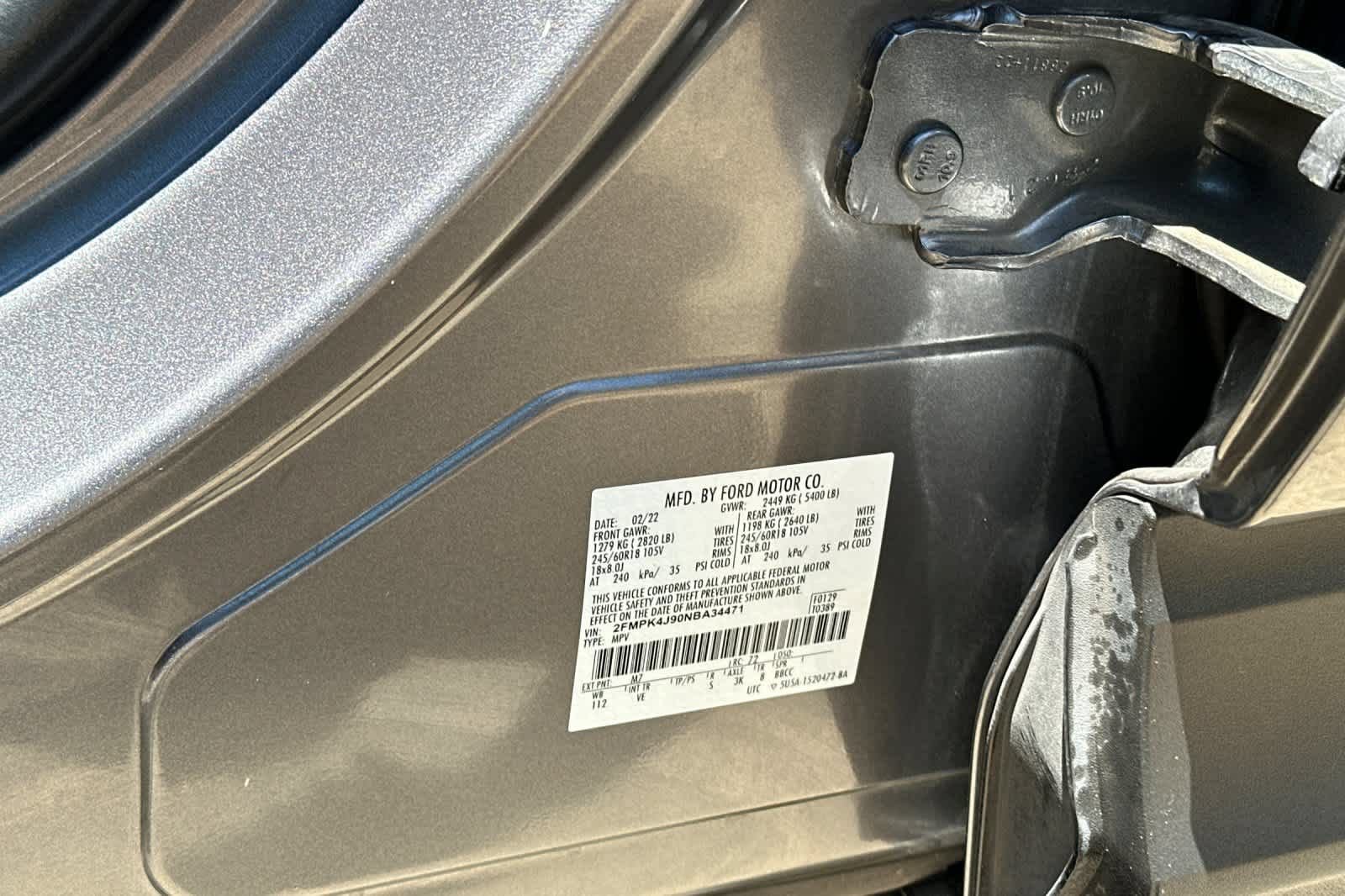 Certified 2022 Ford Edge SEL AWD/4WD image 30