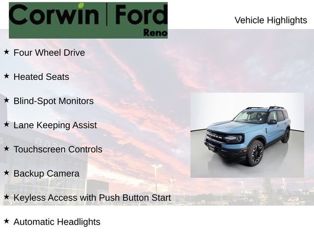 Certified 2023 Ford Bronco Sport Outer Banks AWD/4WD image 6