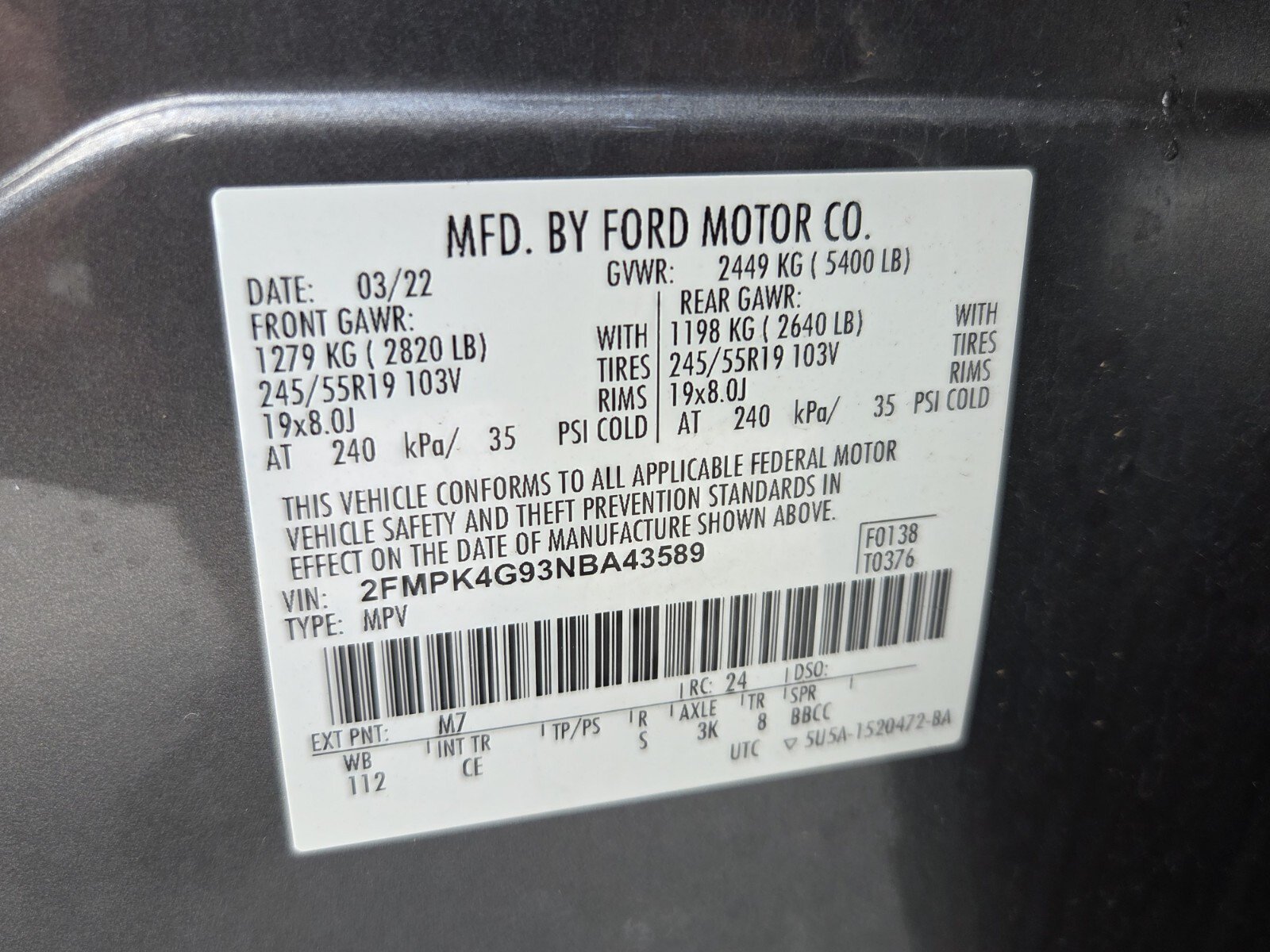Certified 2022 Ford Edge SE w/ Black Appearance Package AWD/4WD image 19