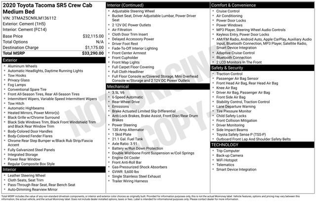 Used 2020 Toyota Tacoma SR5 image 6