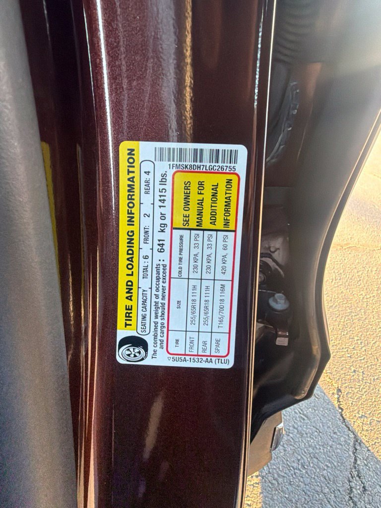 Certified 2020 Ford Explorer XLT w/ Equipment Group 202A AWD/4WD image 55