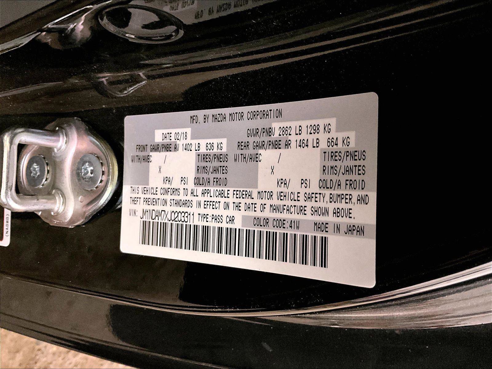 Used 2018 MAZDA MX-5 Miata RF Grand Touring RWD image 30