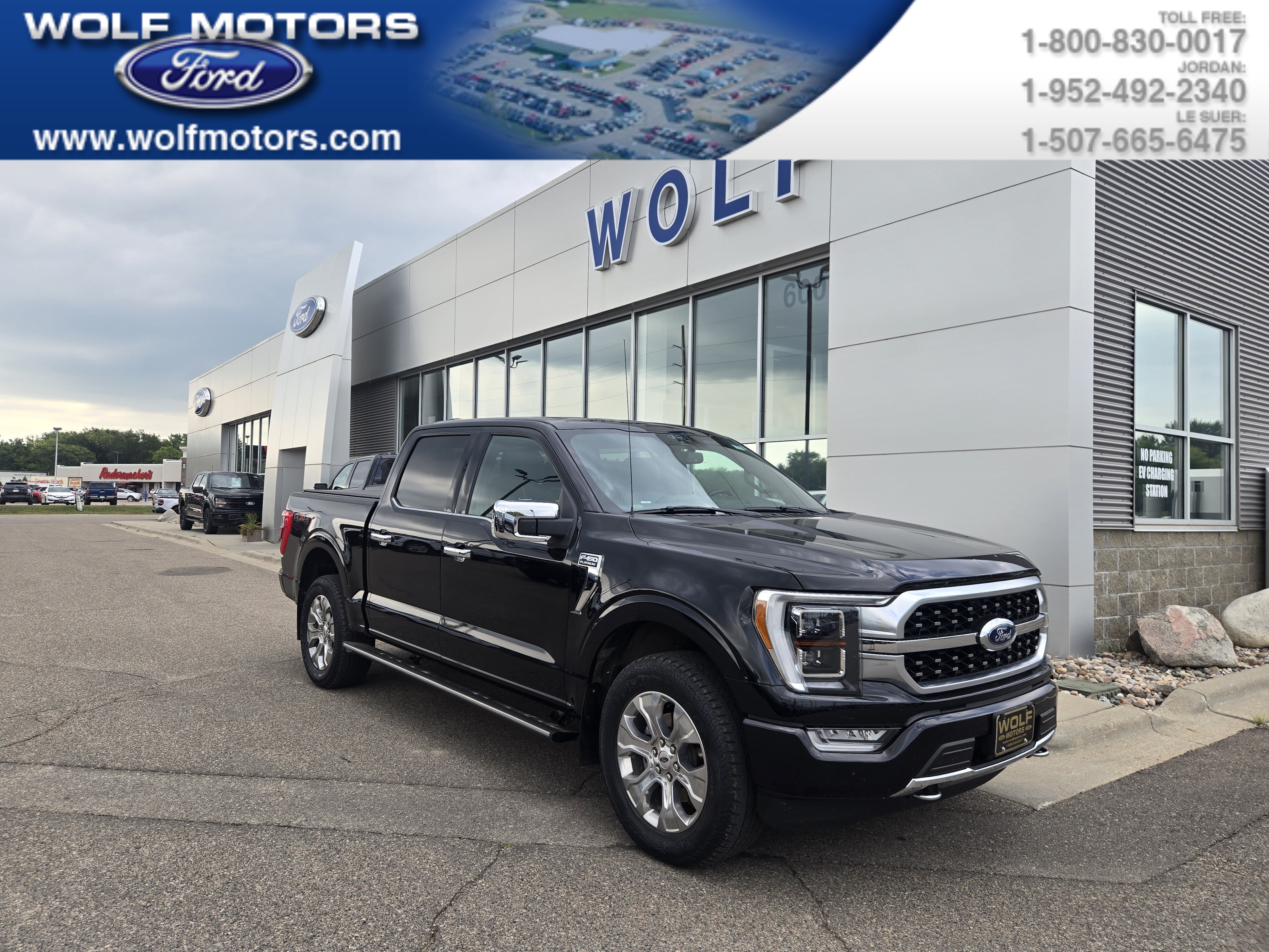 Certified 2021 Ford F150 Platinum w/ Trailer Tow Package AWD/4WD image 1