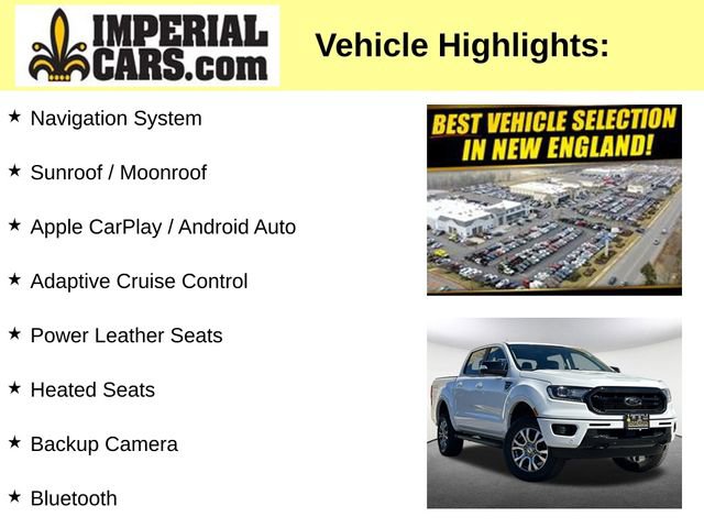 Certified 2022 Ford Ranger Lariat w/ Equipment Group 501A High AWD/4WD image 5