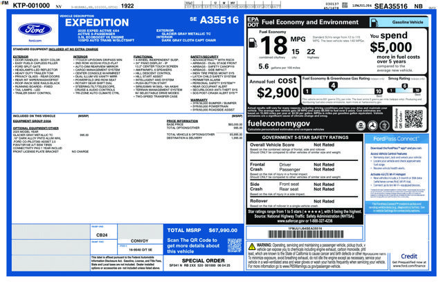 Certified 2025 Ford Expedition Active AWD/4WD image 5