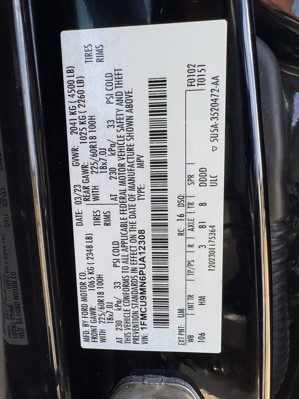 Certified 2023 Ford Escape ST-Line AWD/4WD image 28